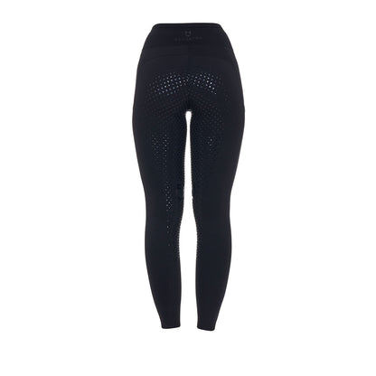 Women’s Leggings with Perforated Decorations - Equestrian Riding Tights