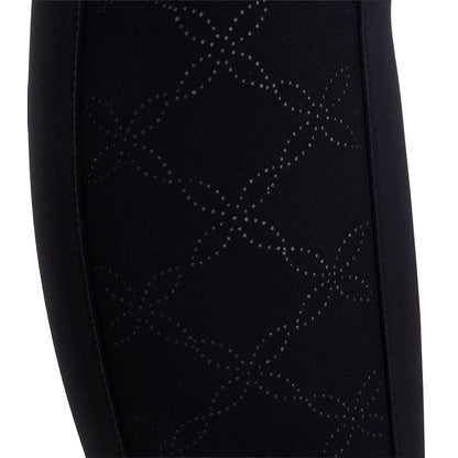 Women’s Leggings with Perforated Decorations - Equestrian Riding Tights