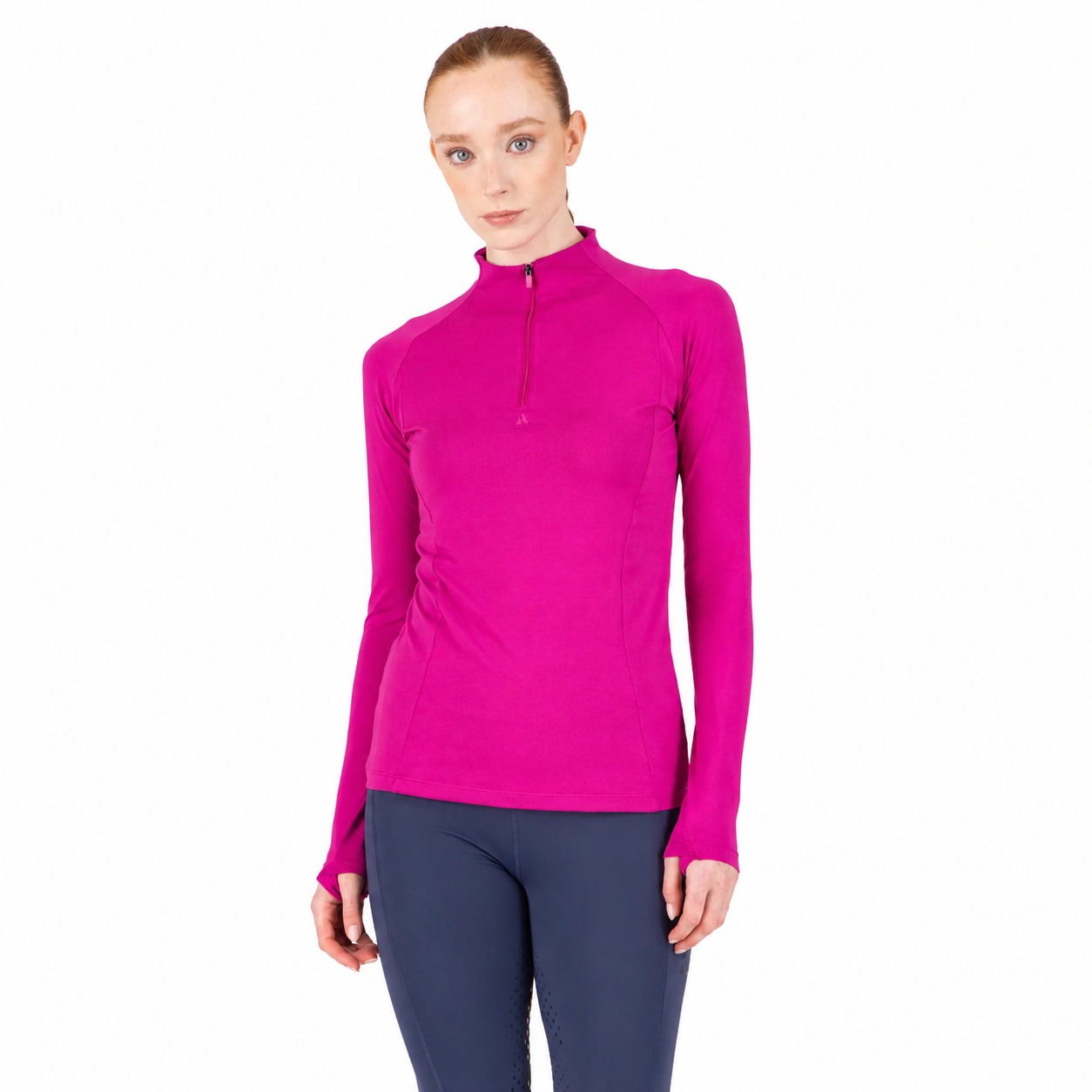 Aubrion React Summer Long Sleeve Base Layer UPF 50+ - Women’s Equestrian Riding Top