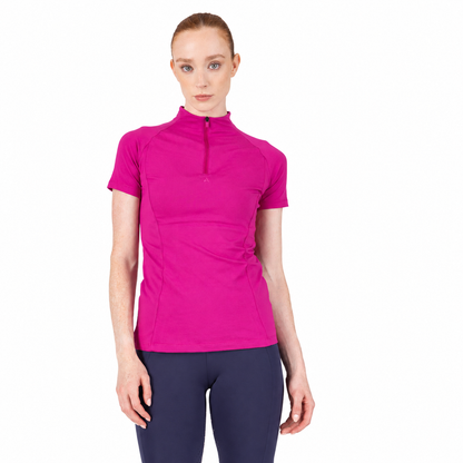 Aubrion React Short Sleeve Base Layer UPF 50+ - Women’s Equestrian Riding Top