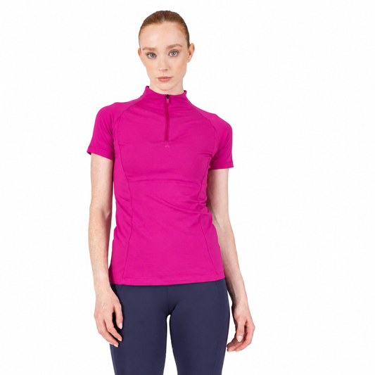 Aubrion React Short Sleeve Base Layer UPF 50+ - Women’s Equestrian Riding Top