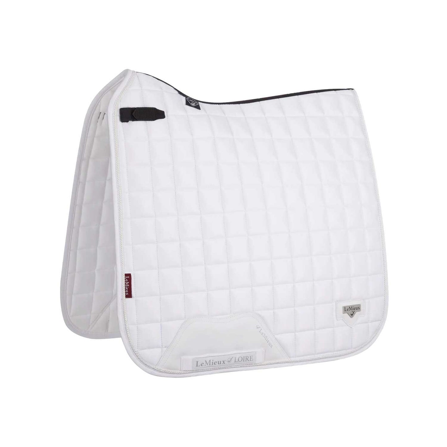 LeMieux Loire Classic Dressage Square - White Dressage Saddle Pad