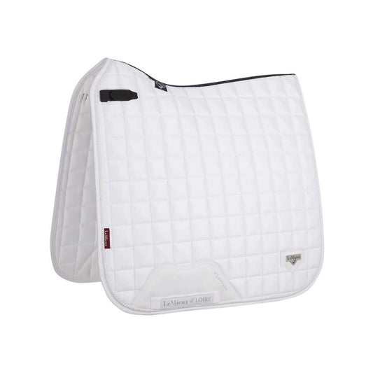 LeMieux Loire Classic Dressage Square - White Dressage Saddle Pad