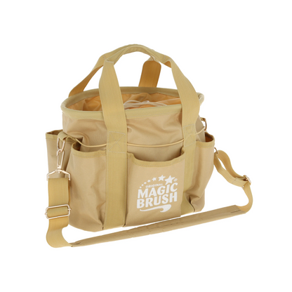 MagicBrush Grooming Bag - Horse Cleaning & Brush Storage Bag - Golden