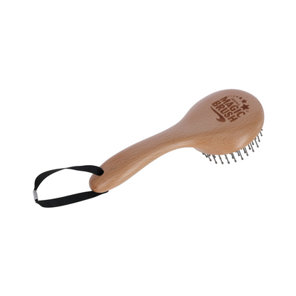 MagicBrush Wooden Mane & Tail Brush - Horse Grooming Brush