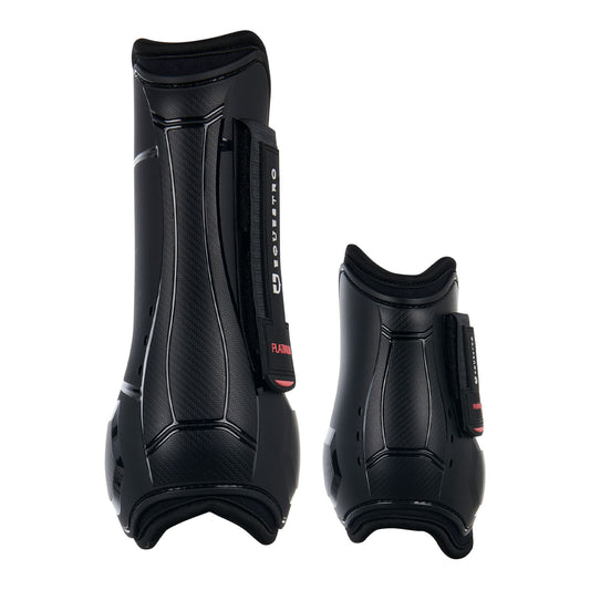 Tendon Boots with Closed Fetlock Boots - TPU & Neoprene Horse Protection Set
