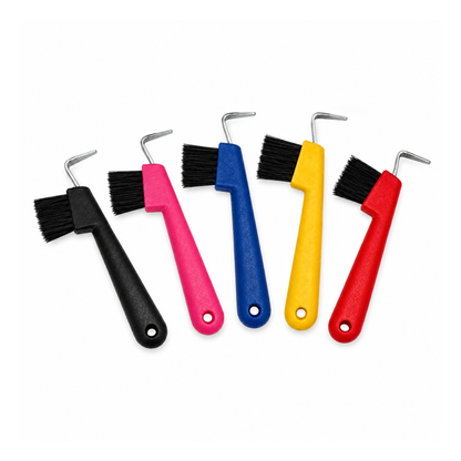Hoof Pick with Brush - Horse Hoof Cleaning Tool