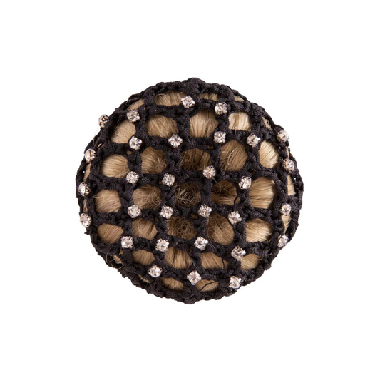 BR Diamond Hair Bun Net for Riding
