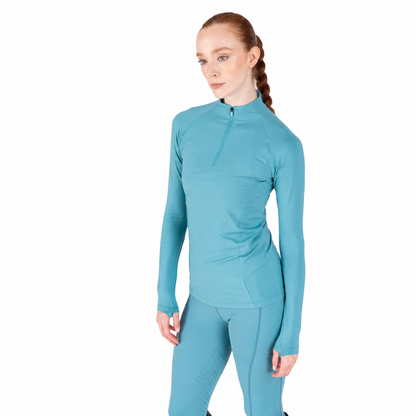 Aubrion React Summer Long Sleeve Base Layer UPF 50+ - Women’s Equestrian Riding Top