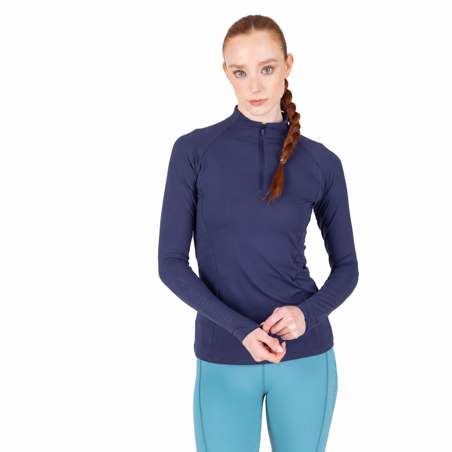 Aubrion React Summer Long Sleeve Base Layer UPF 50+ - Women’s Equestrian Riding Top