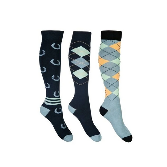 HKM Cardiff Riding Socks - 3 Pack