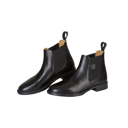 Classic Leather Riding Half Boots - Equestrian Ankle Boots