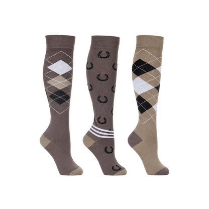 HKM Cardiff Riding Socks - 3 Pack