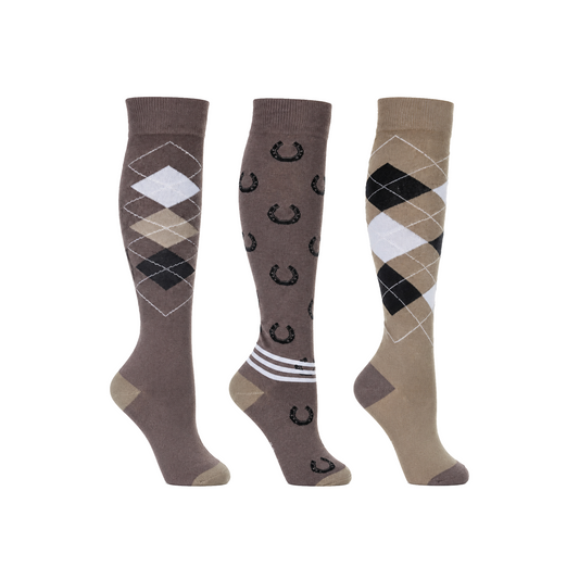 HKM Cardiff Riding Socks - 3 Pack