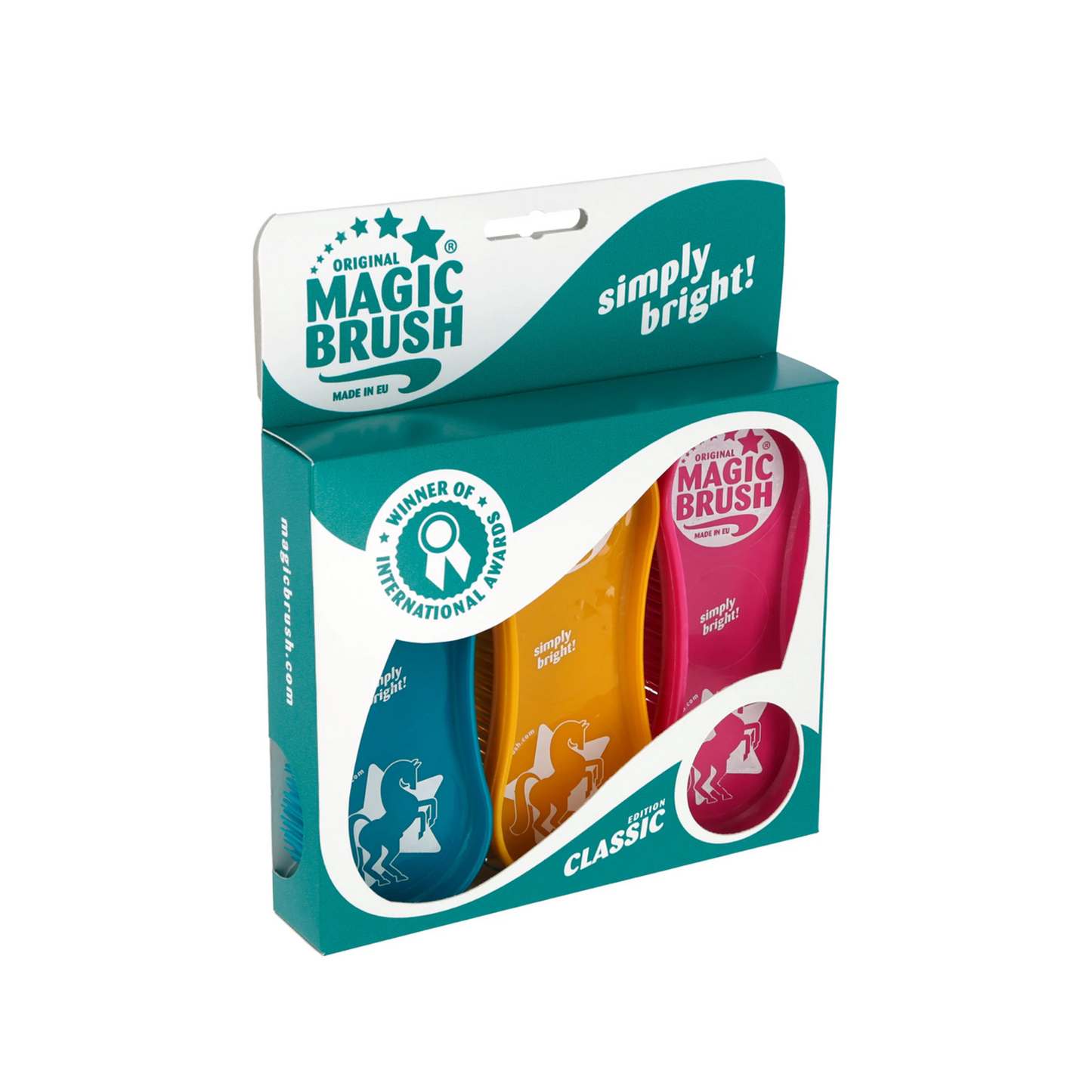 MagicBrush Classic Brush Set - Horse Grooming Brush Set