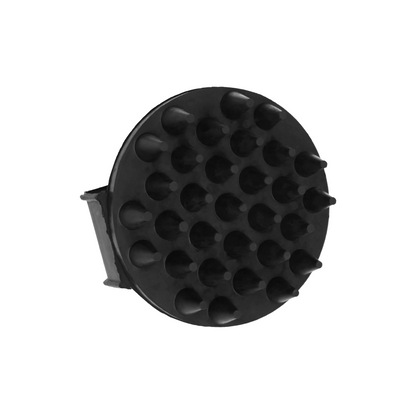 Black Rubber Nub Curry Comb - Horse Grooming Brush