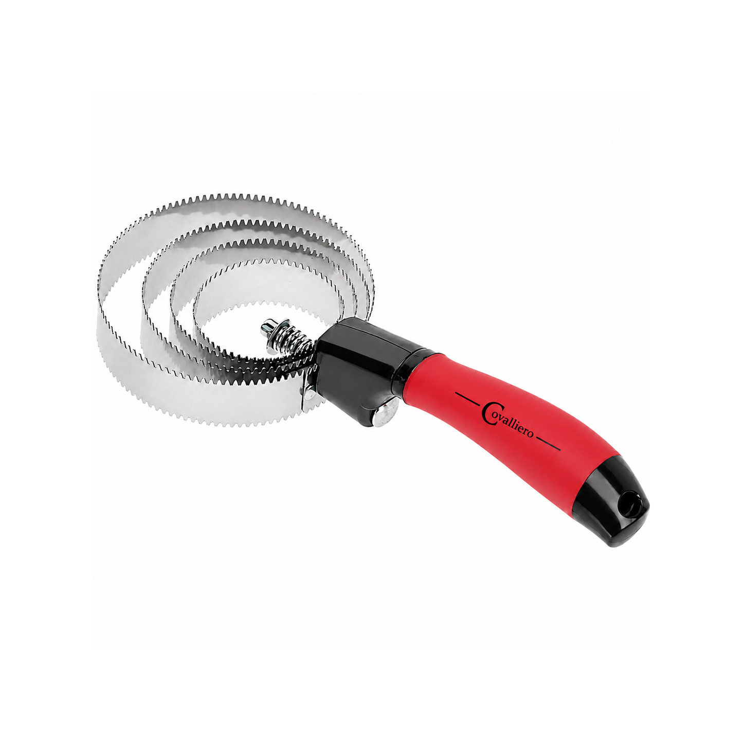 Covalliero Spiral Curry Comb with Gel Handle - Horse Grooming Comb