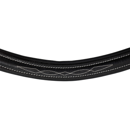 Classic Snaffle Bridle - Sewn Detail - Leather Horse Bridle