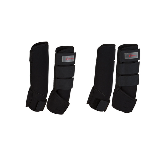 Covalliero Fetlock Gaiters - Horse Fetlock Protection Boots (4pcs)