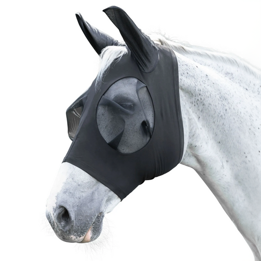 FinoStretch Fly Mask - Stretch Horse Fly Protection Mask