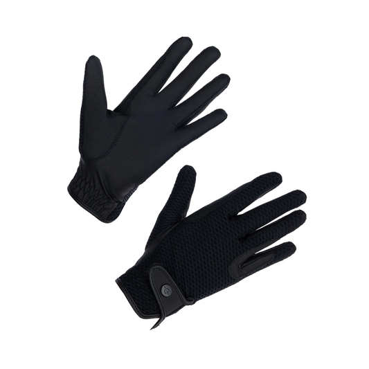 Covalliero Riding Gloves - Equestrian Riding Gloves (Black)