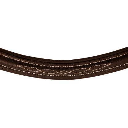 Classic Snaffle Bridle - Sewn Detail - Leather Horse Bridle