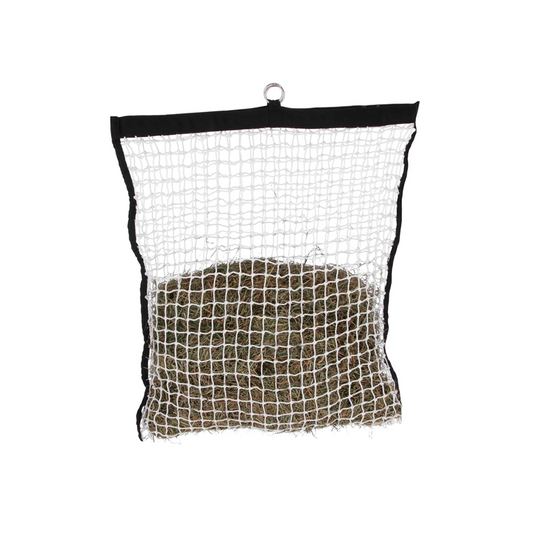 Kerbl Hay Net with Filling Aid - White, 3×3cm Mesh Size