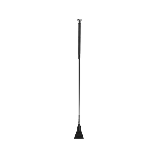 Carbon Jumping Crop - Black Equestrian Riding Whip 65cm