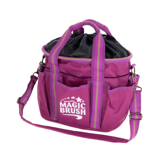 MagicBrush Grooming Bag - Horse Grooming Storage Bag (Light Berry)
