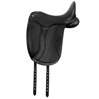 Mompso Signature Dressage Pro Saddle Wide - Leather Dressage Saddle
