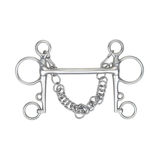 Shires Mullen Mouth Pelham - Equestrian Horse Bit