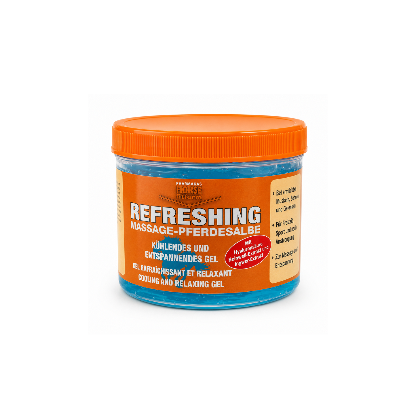 Pharmakas Horse Fitform Refreshing Massage Pferdesalbe - Cooling Horse Massage Balm