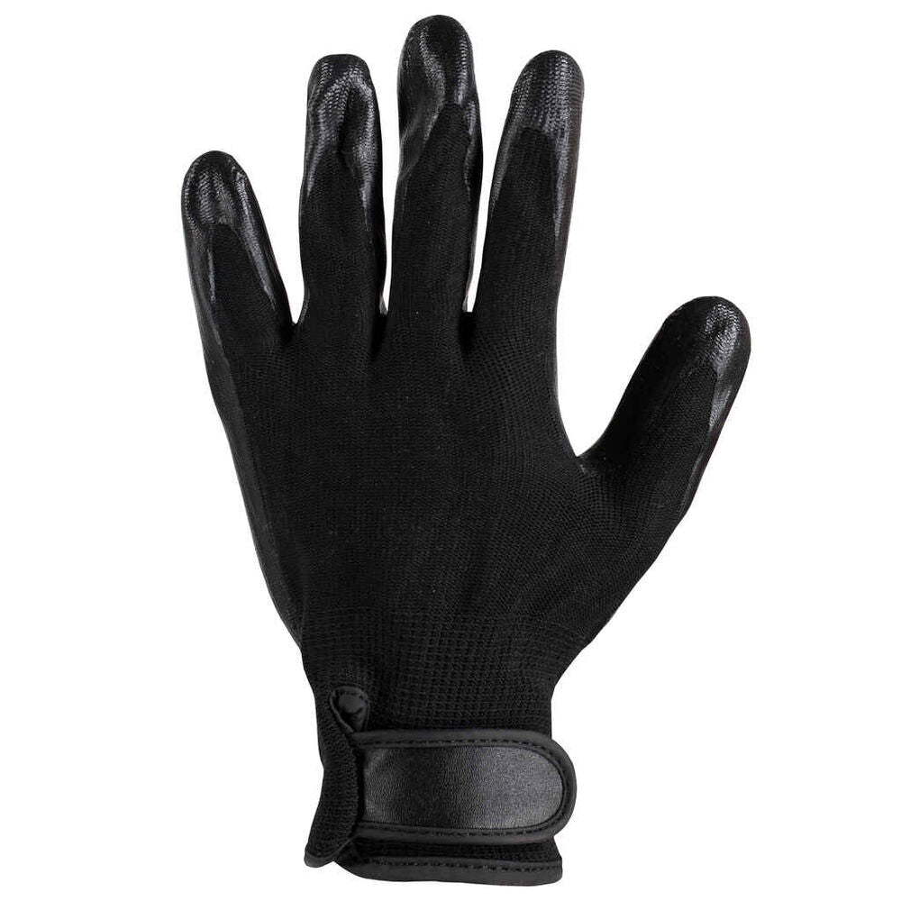 Horze Super Touch Grooming Gloves - Black