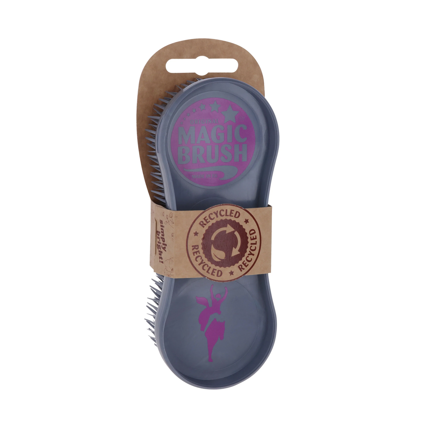 MagicBrush Janne Single Brush - Recycled Horse Grooming Brush