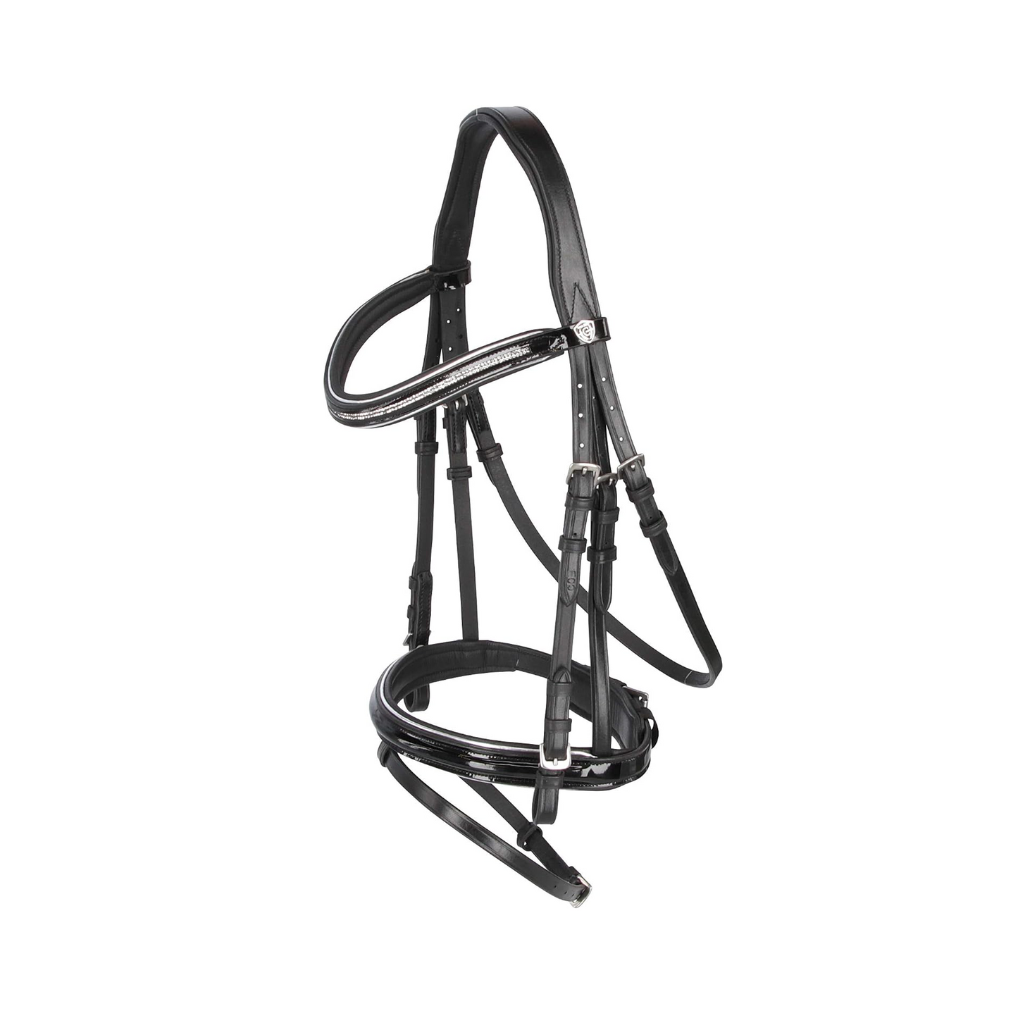 Covalliero Kingston Snaffle Bridle with Glitter
