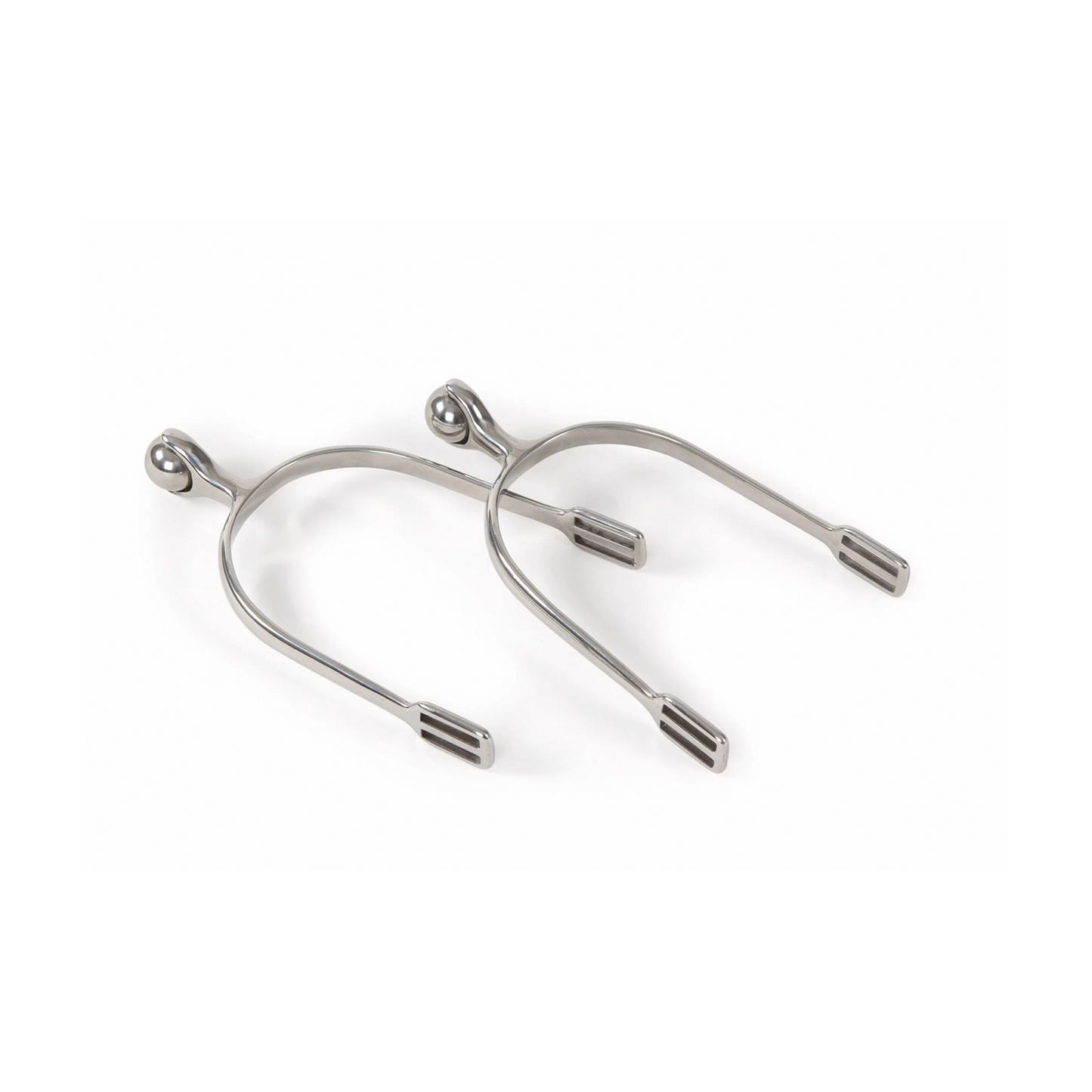 Shires Roller Ball Spurs Ladies - Stainless Steel Riding Spurs