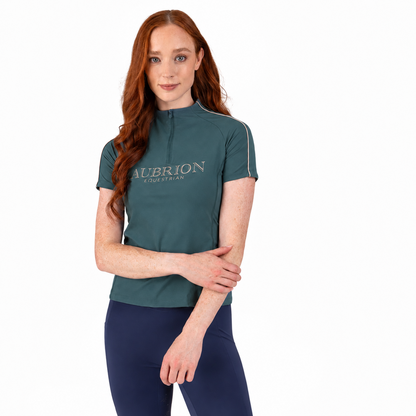 Aubrion Equestrian Short Sleeve Base Layer - Women’s Riding Top