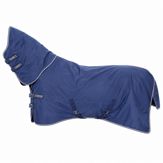Shires Typhoon Lite Combo Rug - Navy Lightweight Turnout Rug